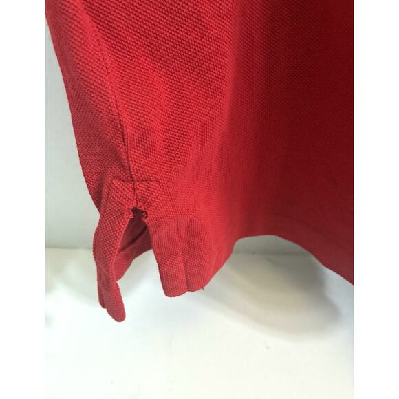 Polo Ralph Lauren Slim Fit Red Striped Mesh Polo (Men’s L) - Picture 8 of 12